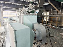 振动流化床干燥机-安装现场