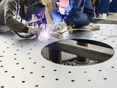 盘式连续干燥机-加工现场