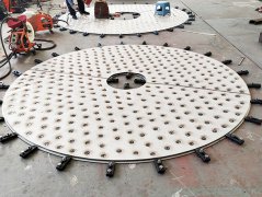 盘式连续干燥机-加工现场