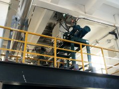 真空盘式连续干燥机-用户现场