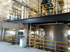 真空盘式连续干燥机-用户现场