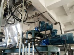 真空盘式连续干燥机-用户现场